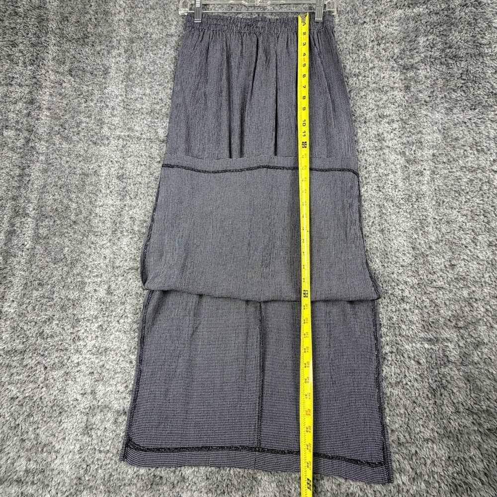 NEW Vtg Casual Corner & Co Women's Medium 2 Piece Skirt Top Set Black White USA - Picture 15 of 16